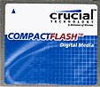 Crucial Memory Compact Flash Card
