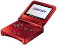 gameboy advance sp console flame