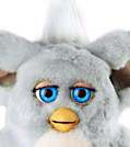 furby - grey and pink