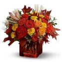 fall roses bouquet